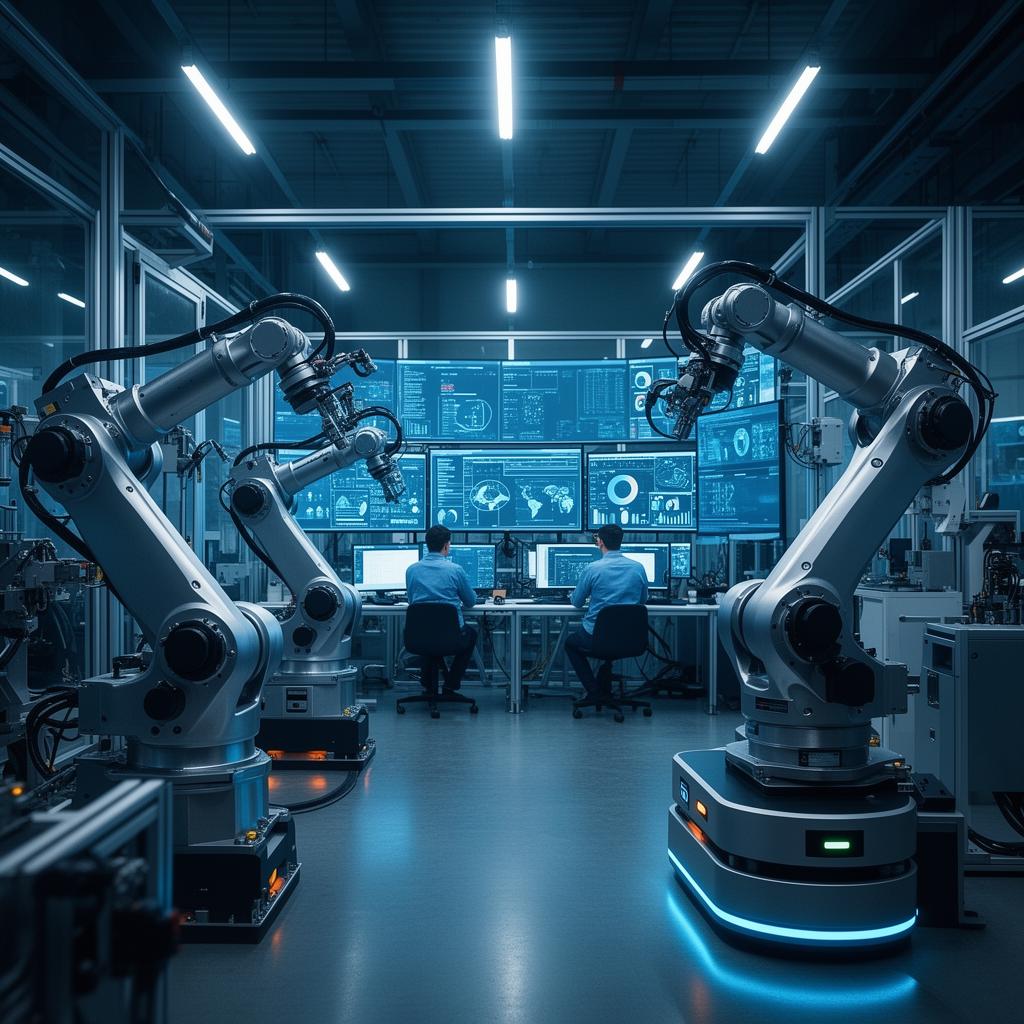 Cover of the study From traditional factories to AI-native factories